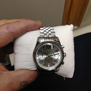 Silver Lexington Michael kors watch